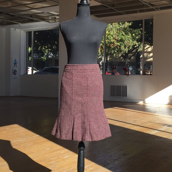 Kors By Michael Kors Burgundy wool skirt - Picture 2 of 9